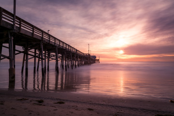Fototapeta premium Sunset over the pier