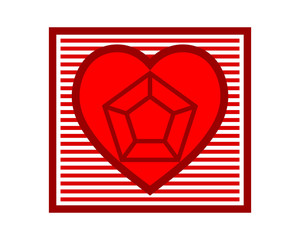 heart diamond