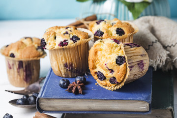 Fresh baked Blueberry Muffin