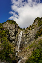 日本の滝　ふくべの大滝　石川県白山市　夏から初秋