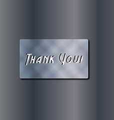 Thank you card background