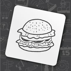 Doodle Hamburger