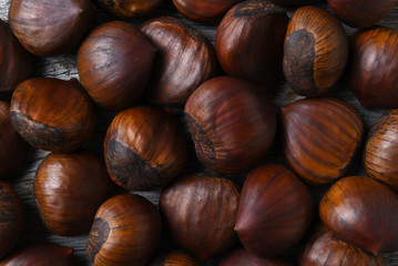 Chestnut Top View Closeup
