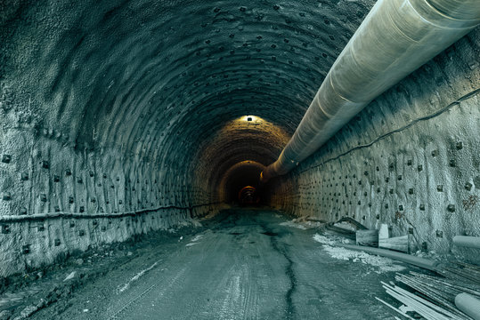 tunnel construction works