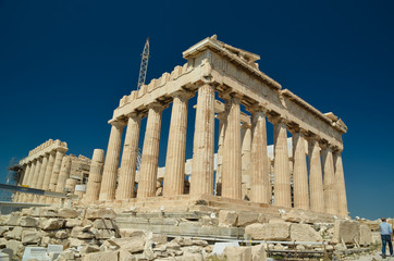 parthenon in Athens greece ancient monuments caryatids