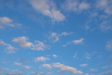 Bright blue sky