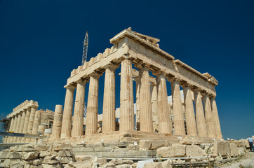parthenon in Athens greece ancient monuments caryatids