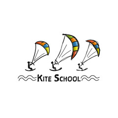 Kiteboarding, sketch for your design