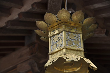 ランタン　ランプ　装飾　和風　豪華　神社　真鍮　仏教　