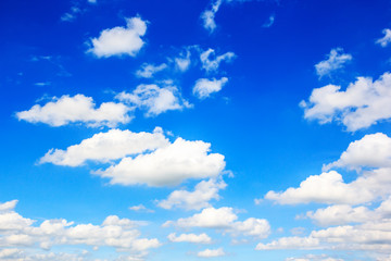Clouds with blue sky background.