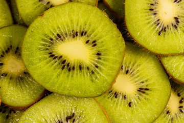 Background of the kiwi fruits