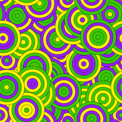 Colorful random concentric circles abstract background