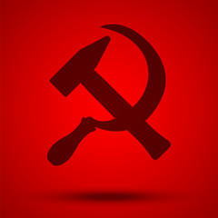 Hammer and sickle. Main Soviet symbol.