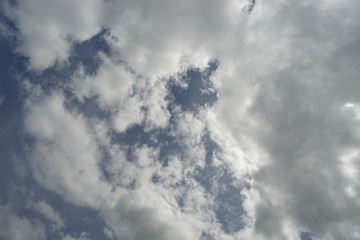 Obraz premium cloudy sky in rainy season