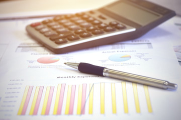 Review accounting data and calculate production income.