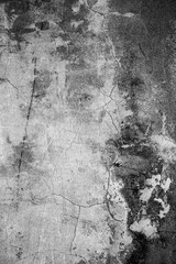 Grunge wall classic background. Monochrome grungy  texture. Black and white old style pattern..