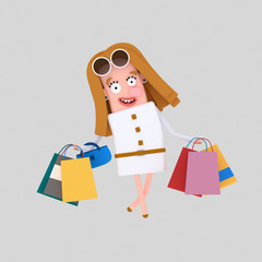 Shopping girl
Isolate. Easy background remove. Easy color change. Easy combine! For custom illustration contact me.