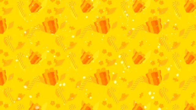 Happy Holidays and Merry Christmas animated wallpaper. Snow flurry effects. (Looped)