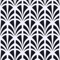 Vintage seamless art deco pattern. Template for design. Vector illustration