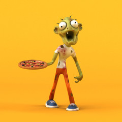 Fun zombie - 3D Illustration