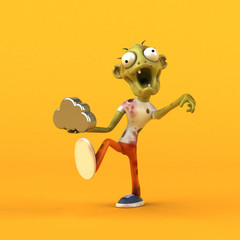 Fun zombie - 3D Illustration