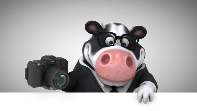 Fun cow - 3D Animation