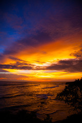 Colourful Sunset In Costa Rica