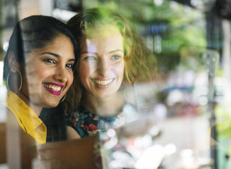 Friends having fun together