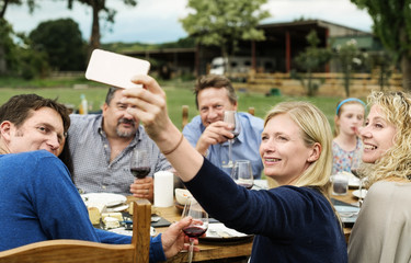 Group Of People Celebrating Concept
