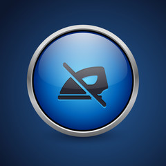 Push Button - Dark Blue Web Icon