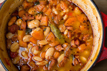 Bean Casserole with chorizo