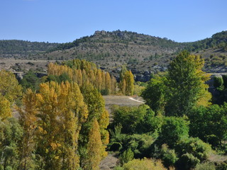 Fototapeta na wymiar Palomera. Pueblo de de Cuenca, en la comunidad autónoma de Castilla La Mancha (España)