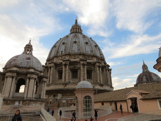 On the roof of St. Peter's Basilica. The Vatican. Roman holiday. (The Vast Russia! Sergey, Bryansk.)