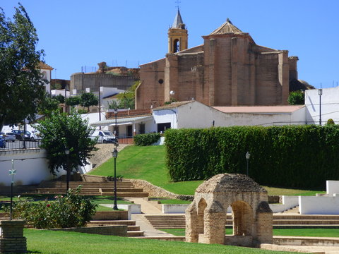 Palos de la Frontera. Pueblo de Huelva (Andalucia, España) Descubrimiento de America de Cristobal Colon