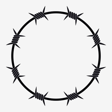 Barbed Wire of Circle Shape