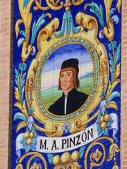 Palos de la Frontera en Huelva (Andalucia, España) Descubrimiento de America de Cristobal Colon