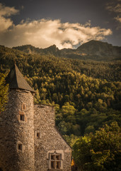 Graus in the Spanish Pyrenees at sunrise