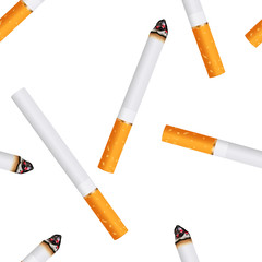 Cigarettes. Seamless pattern
