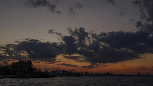 Time Lapse Video From Kadikoy, Istanbul, Turkey