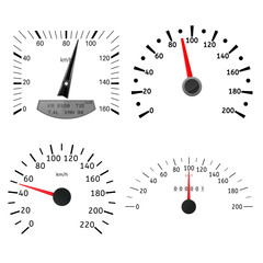 Speedometer scales