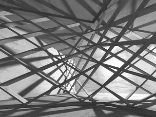 Abstract geometric concrete architecture background