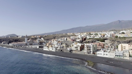 Fototapeta na wymiar Aerial skyline of Candelaria, Tenerife