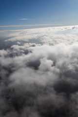 Obraz premium aerial view of the clouds