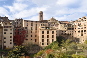 Fototapeta na wymiar village of La Vilella Baixa, el Priorat, Tarragona, Catalonia, Spain