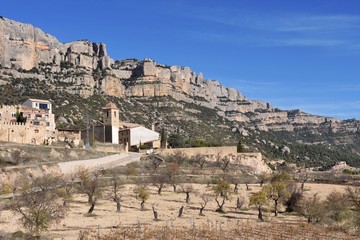 Village of La Morera de Montsant, El Priorat, Tarragona province, Catalonia, Spain