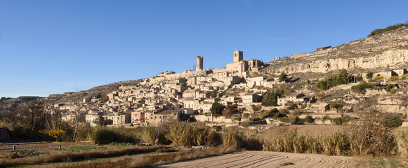 Fototapeta na wymiar medieval town of Guimera in the Lleida province, Catalonia, Spain