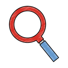 search magnifying glass icon vector illustration design