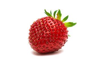Strawberry on white background