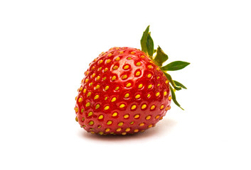 Strawberry on white background