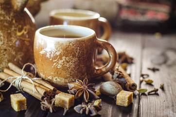 coffee with spices